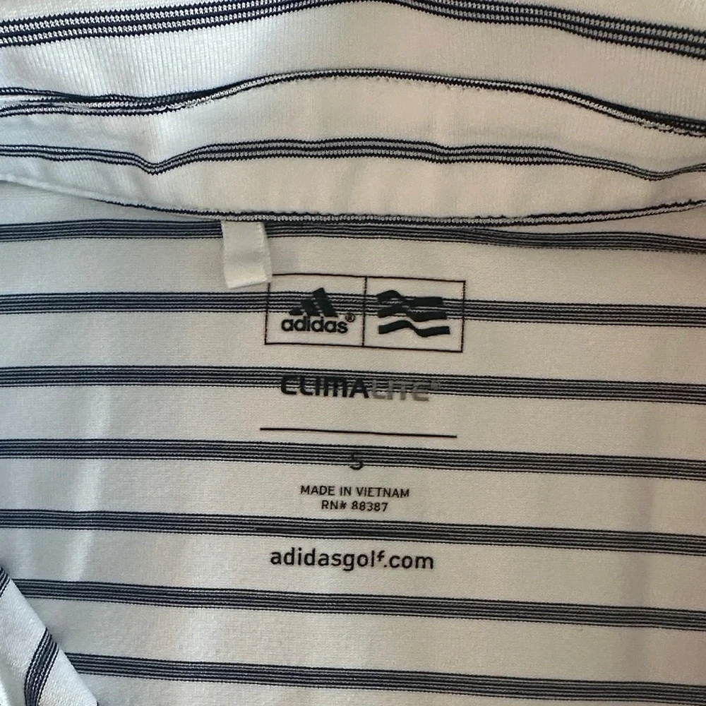 Adidas Sleeveless Striped Polo Golf Tank - Picture 2 of 10